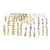 80pcs Hair Braids Dreadlock Accessories Multifunctional Crystal Rhinestone Dreadlock Accessories For Parties Weddings