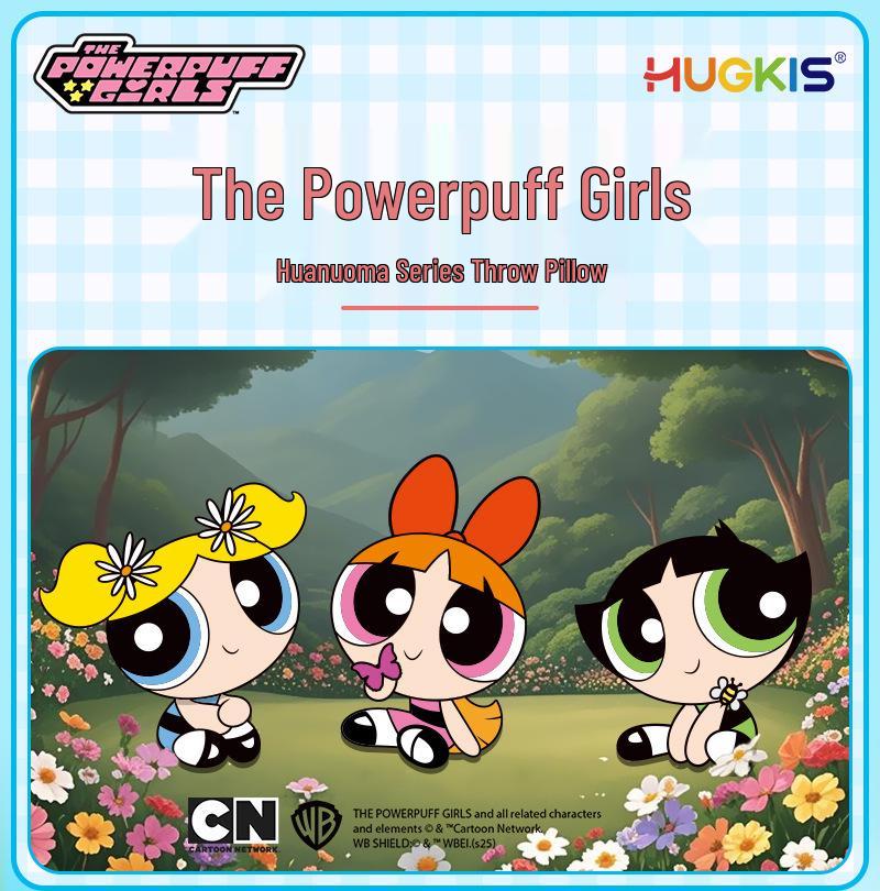 Powerpuff Girls Plush Pillow: Cartoon Sofa Cushion & Home Decor Doll Toy