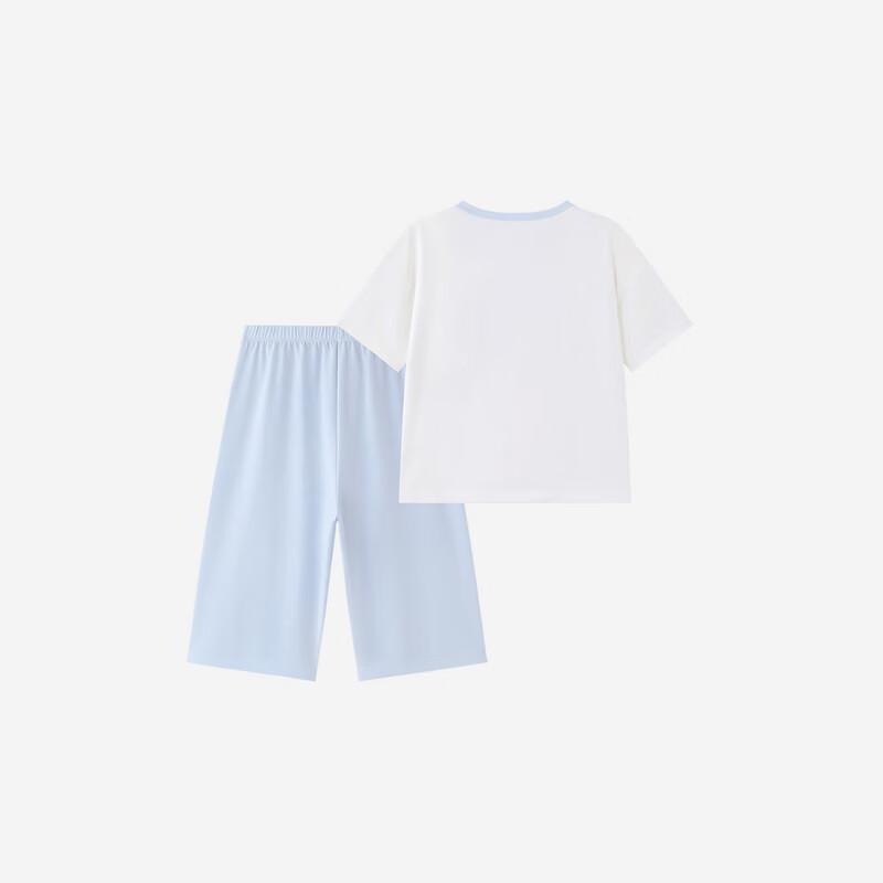 YEEHOO Boys' Starry Blue Summer Pajama Set