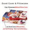 Christmas Duvet Cover Set Cute Dog Duvet Cover Bedding Set Animal Room Decorations Christmas Halloween Decor Duvet Cover