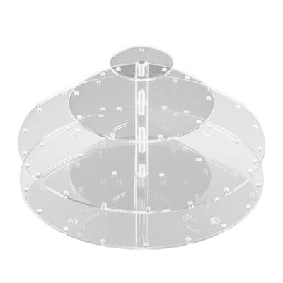 Clear Acrylic Lollipop Stand With 4 Tiered Design 31 Slots For Dessert Display At Event Celebration
