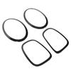 Glossy Black Headlight Taillight Surround Cover Trims for F55 F56 F57 One Cooper S JCW 2014+