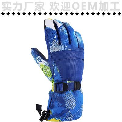 Unisex Windproof Waterproof Thermal Motorcycle Skiing Gloves Winter Riding Outdoor Sports