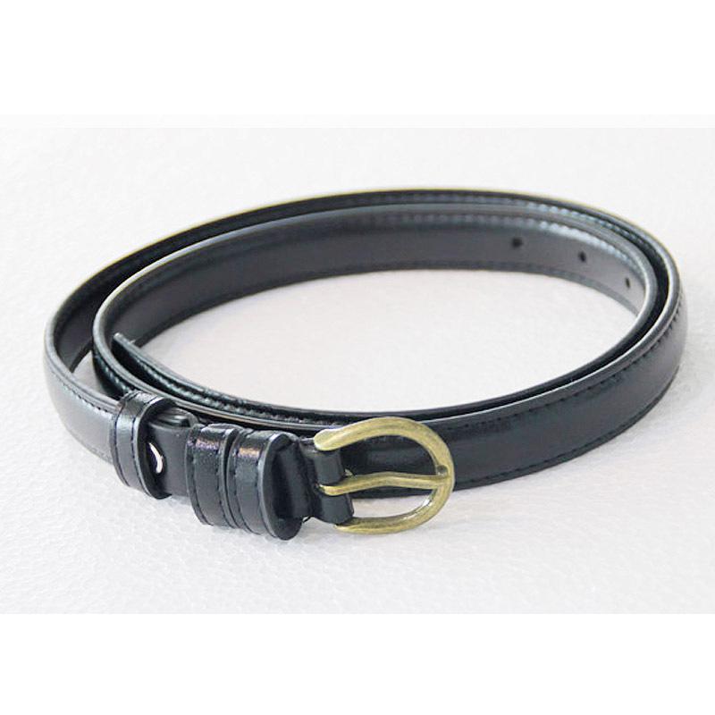 

Versatile Retro Black Skinny Waist Belt, Korean Style for Women 100 cm чёрный
