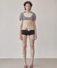 SCULPTOR Eyelet Knit Shorts Black