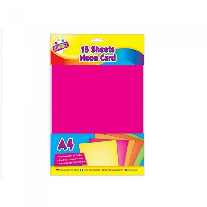 ArtBox neon a4 card (pack of 15)