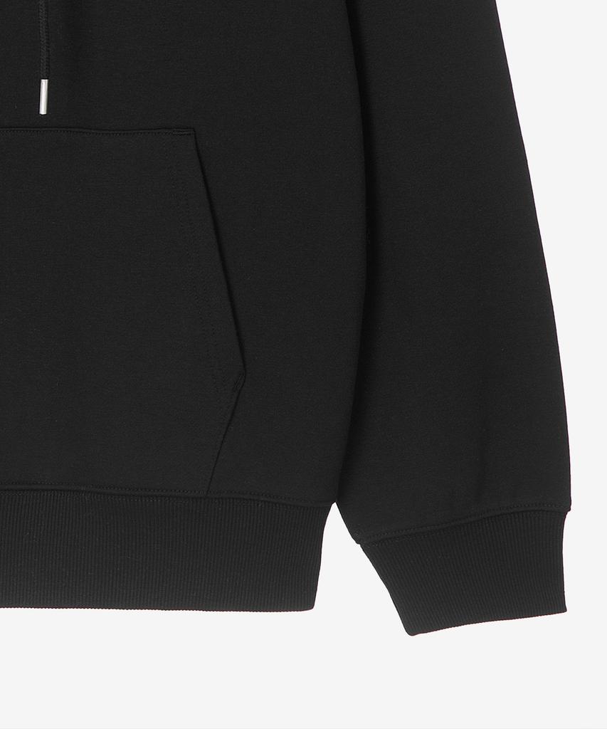Uni Brushed Terry Oversized Hoodie Black Lxts7103