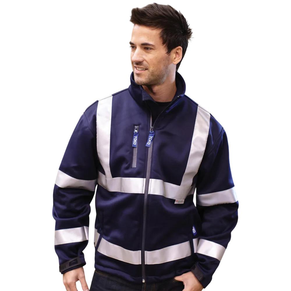 Yoko Mens Fluo Soft Shell Jacket