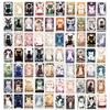 10/30/78pcs Cartoon Cat Tarot Art Stickers Cute Animal Decals DIY Stationery Luggage Guitar Waterproof Kawaii Aesthetic Sticker