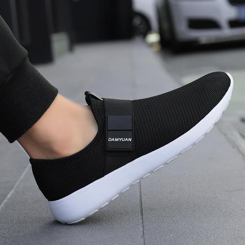 Fujeak Ležérní Ultralehké Balerínky Nepromokavé Prodyšné Mokasíny Pánské Tenisky Široké Boty pro Bosé Chodidlo Velikost Plus 39-46 zapatos de hombre