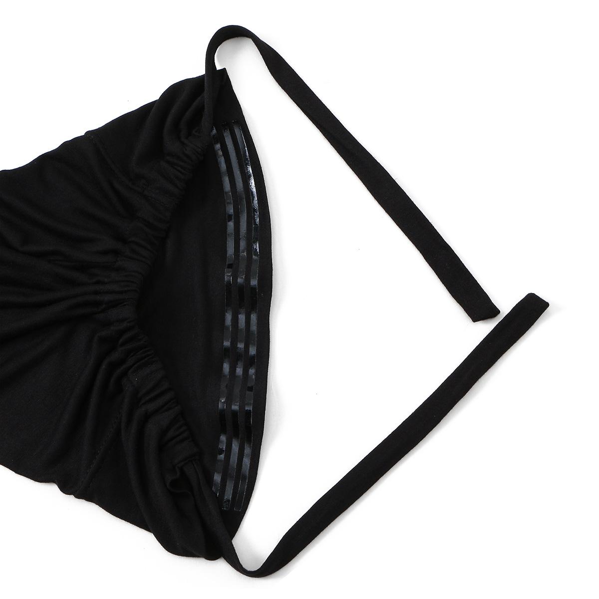 Мусульманская внутренняя шапочка-хиджаб с противоскользящими полосками, однотонная, подхиджабник, шарф-хиджаб, тюрбан, головной убор, мгновенный хиджаб