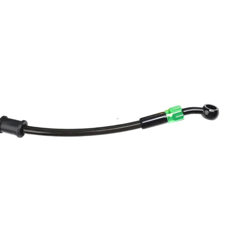 90° M10 Brake Line Oil Tube Pipe Hydraulic Brake Oil Hose for ATV Dirt Pit Bike 100cm Easy Install Motorbike Accessories