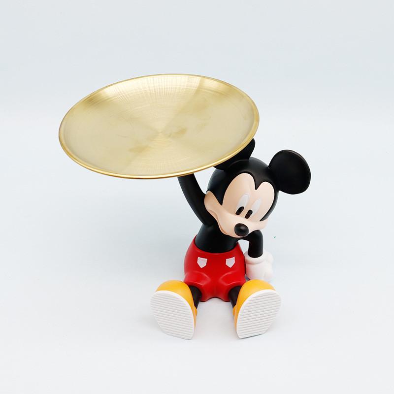 Mickey Mouse Pvc Key Holder Tray With Assembly For Home Entryway Decor And Storage