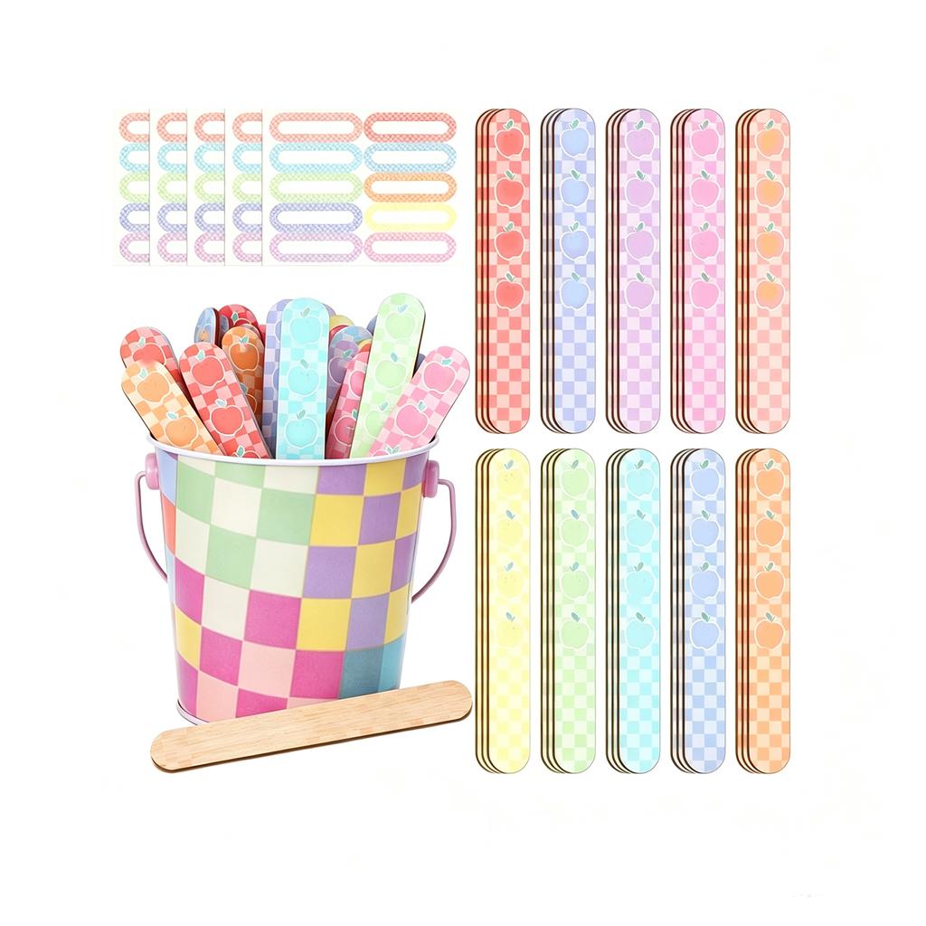 121 Pencil Shape Sticks with Storage Cup for Home and