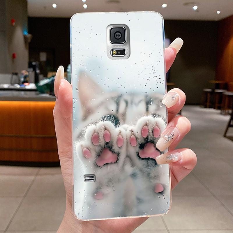 Casing For Samsung Galaxy Note 4 Note 3 Luxury Dragon Cute Cool Boys Girls Soft silicone Phone Case Back Cover Transparent Shell