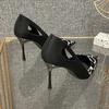 Mode Mode Damen Flachmund Damen Einzelne Schuhe 2024 Herbst Neu Stilettoabsätze Für Damen