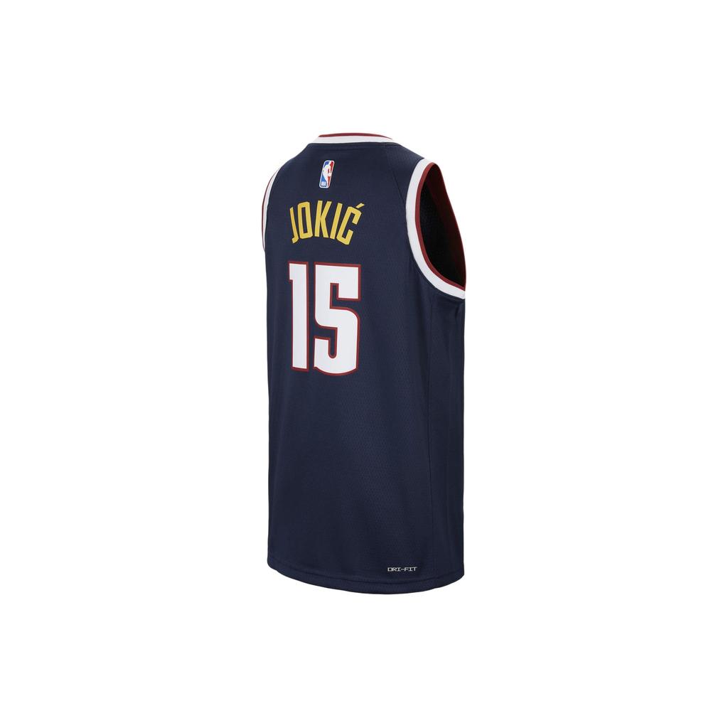 Nike Icon Edition Denver Nuggets Letter Number V-Neck Casual Sleeveless Tank Top Kids Tops University-Deep-Blue HJ7714-419