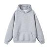 Spring Men Soild Color Hooded Sweatshirts High Street Cotton Pullover Hoodies 2025 New Men Y2K Vintage Hoody Clothes