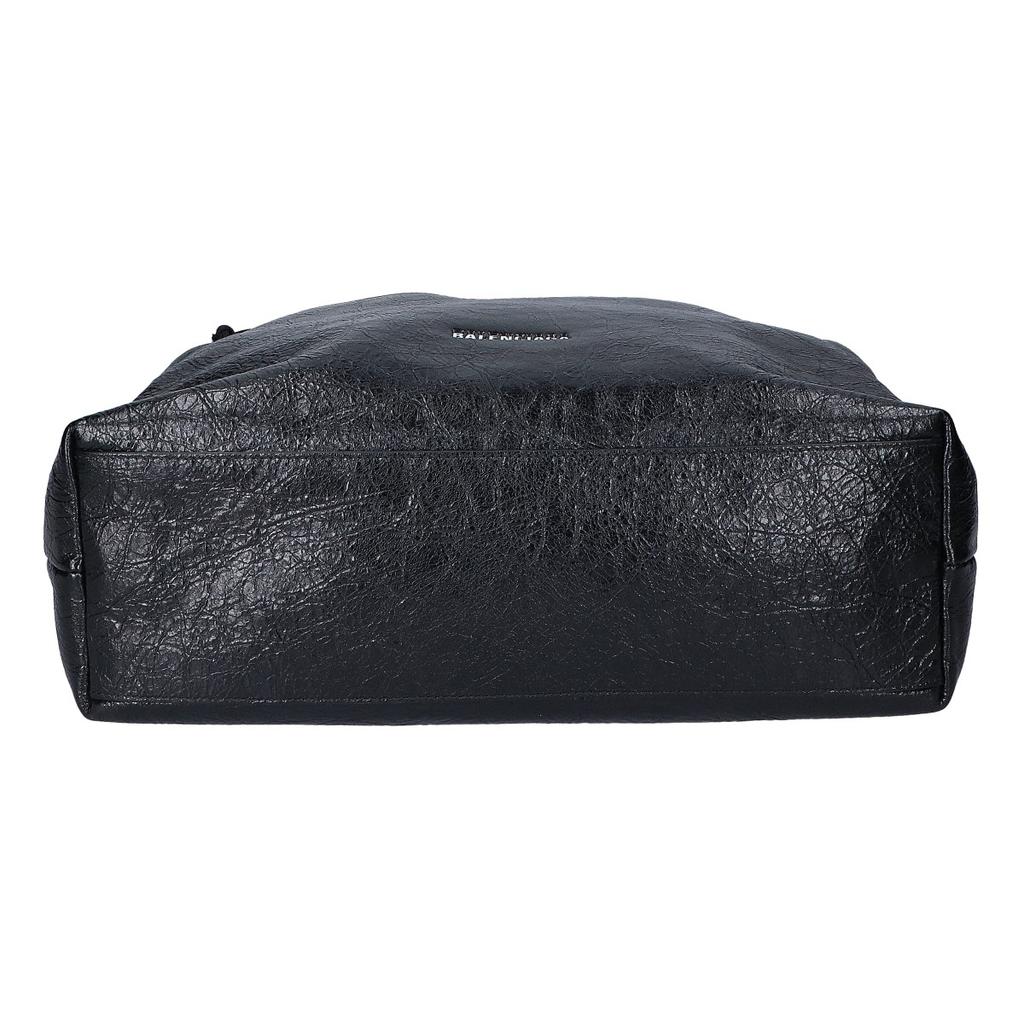 Balenciaga 638804 1VG87 Arena Lambskin Explorer Tote Bag blackUsed