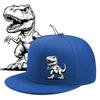 TRex Dinosaur Baseball Cap Flat Brim Hat Polyester Streetwear Snapback for Adult Outdoor Casual Wear