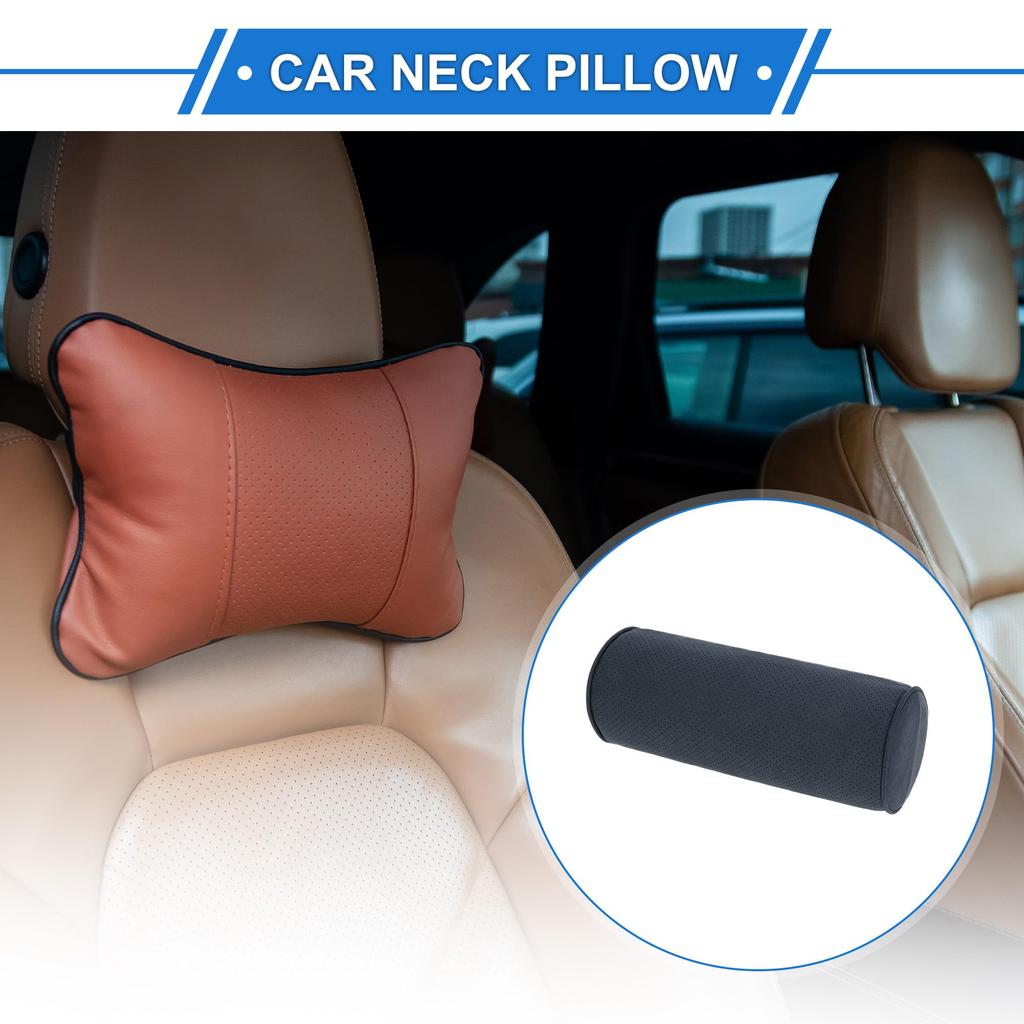 VekAuto Neck Car Cushion Car Neck Pillow for Cervical Car Gaming Office Home Breathable Memory Blue Pad, Headrest, Accessories, Driver's Seat,