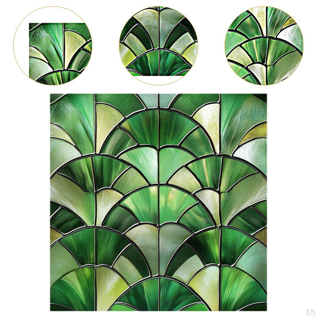 Window Cling Art PVC Sticker for Restaurant Shower Door Bedroom Bathroom