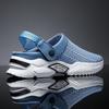 Fashion Men Sandals Platform Sandals Designer Mesh Mules Breathable Padded Beach Slippers 2025 Slip on Lightweight Men Sneakers