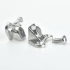 Zinc alloy corner brackets angle code three in one connector furniture accessories