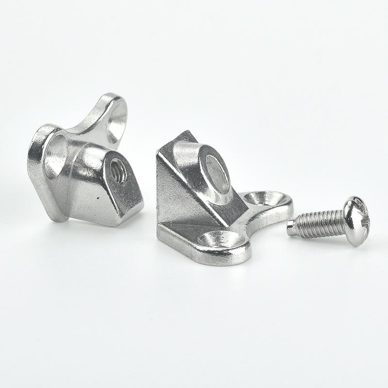 Zinc alloy corner brackets angle code three in one connector furniture accessories