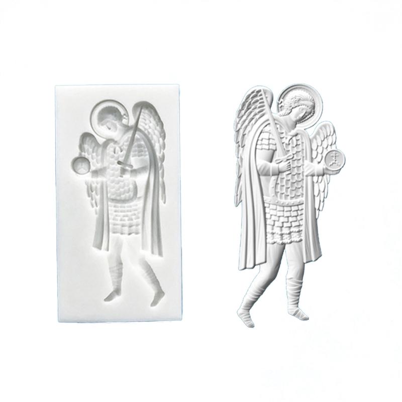 Efficient Food Grade Silicones Cake Decors Molds With Angel Relief Design For Baking Soap Candle Making