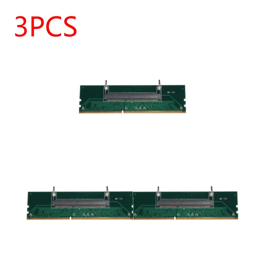 1-5Pcs Laptop DDR3 SODIMM To Desktop DIMM Memory Connector Cards Converter Adapter Support DDR3 Memory Cards Converter Adaptor