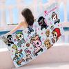 Japan Anime Tokidoki Big Microfiber Beach Towels Quick Dry Towel Sand Beach Towels Pool Towel for Travel Swim Pool Yoga
