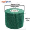 Non-woven Nylon Abrasive Flap Wheel Brush Wire Drawing Polishing Burnishing Drum Wheel for Stainless Steel 120x20x100mm 1pc
