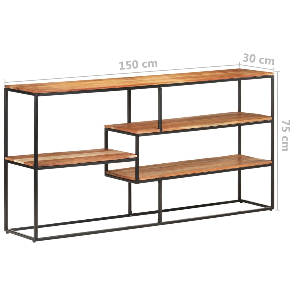 Sideboard 150x30x75 Cm Solid Acacia Wood