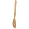 1Pcs Elegant Modern Bamboo Mixing Spoon with Holes Portable Lightweight Wooden Stirring Spoon for Cooking Baking Eggs Coffee Bar