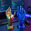 3D Printed Robotic Hand Statue Game Controller Stand Mechanical Hand Statue Gamepad Joystick Holder Support Rack Decoration