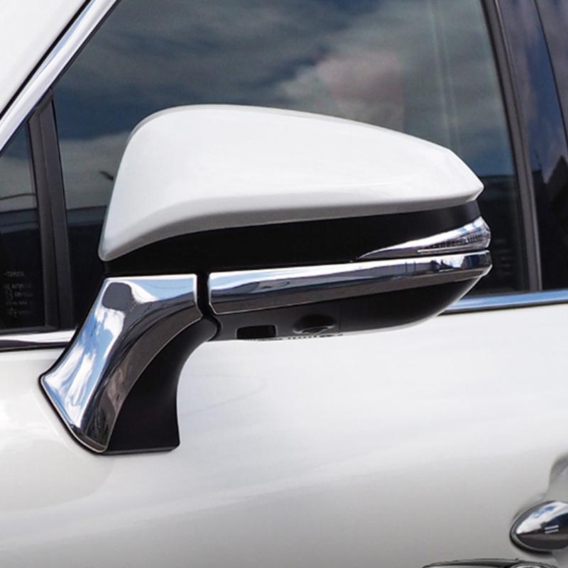ABS Car Side Door Rear View Rearview Mirror Base Decor Cover Trim For Toyota Harrier Venza   Car