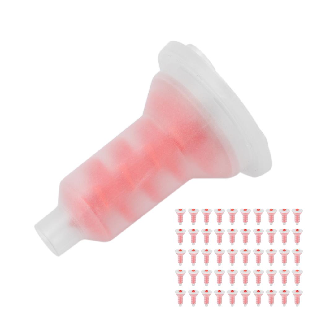 50pcs Dental Mixing Tips Dental Intraoral Mixing Head Mix 5:1 Ratio Dentist Accessory