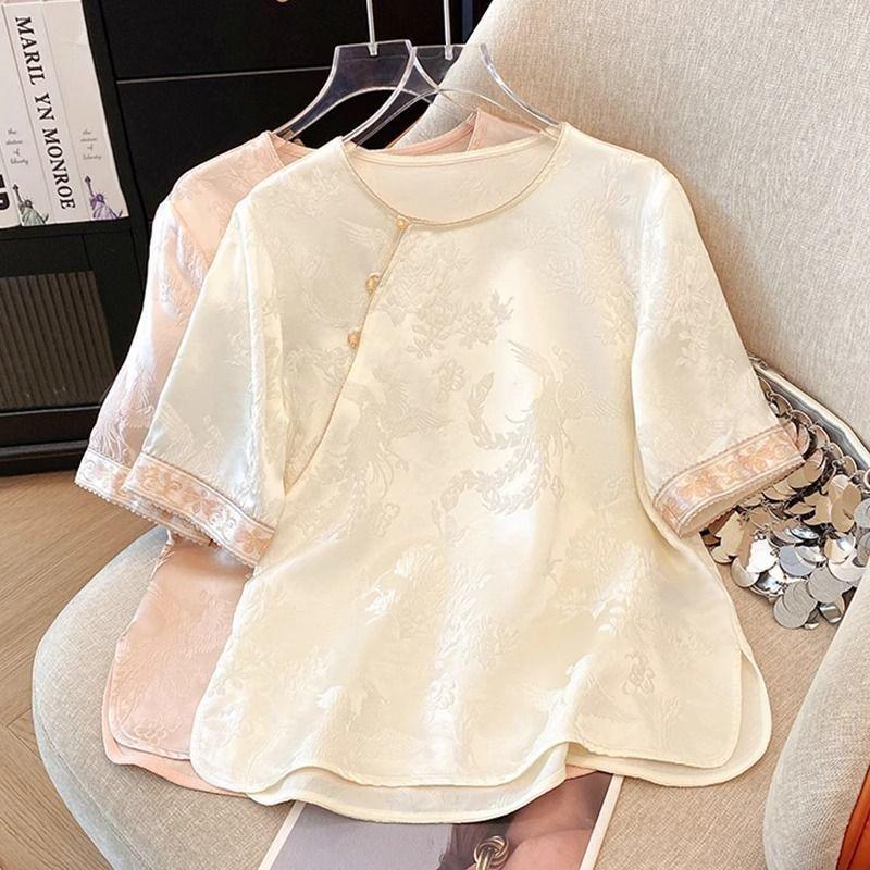 Summer Solid Color Bottoming Shirt Fashionable Versatile Women's Short Sleeves 2025 Inner Top Temperament Fashionable