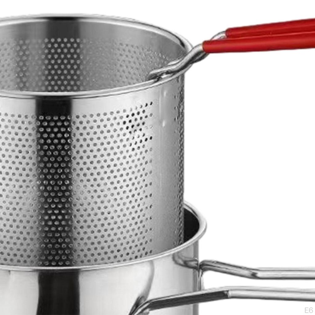 Compact Deep Fryer Pot for Easy French Fries Cooking