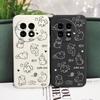 Play Simple Cat Phone Case For Oneplus 15 15R 13 13R 12 12R 11 11R 10 10R 10T 9R 9RT 9 8T 8 7 7T Pro Liquid Silicone Cover