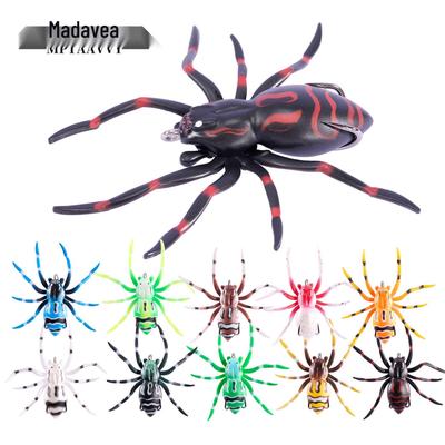 Esca Morbida Ragno d'Acqua Galleggiante - 4,7 cm/6 g o 4 cm/3 g, Esca Simulazione Bassi con Ancoretta Rovesciata.