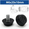 M6M8 Plastic Adjustable Foot Furniture Tables and Chairs Screw Foot Mats Cabinets Sofas Height Increasing Universal Support Pads