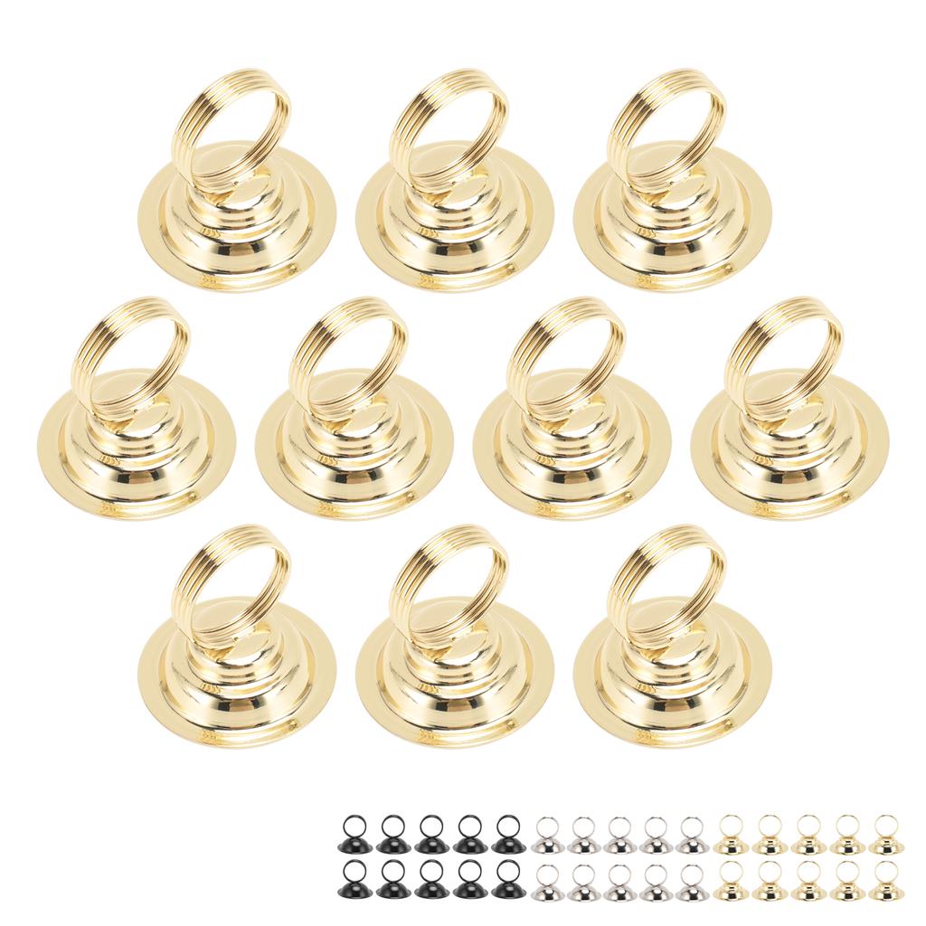 10pcs Table Number Holders Place Card Holders Metal Wire Picture Holders Cards Stand Name Menu Clips