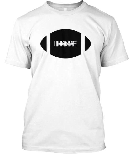 I love Football TTshirt Made in the USA Size S to 5XL S