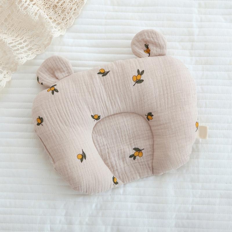 Soft & Breathable Baby Pillow Multi-pattern Pillow Essential Support for Delicate Necks & Heads Used for All Seasons-