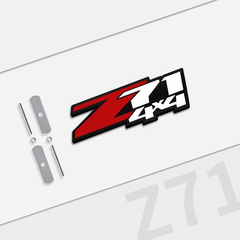 Auto Metall Für Chevrolet Z71 4X4 Kühlergrill Logo Silverado Sierra Tahoe Suburban 1500 Chevy Camaro Aveo Trax Auto Abzeichen Kofferraum Aufkleber