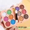 Children's Day Sparkling Eyeshadow Palette - Pearlescent Glitter In Blue, Green, Purple for Stage Makeup