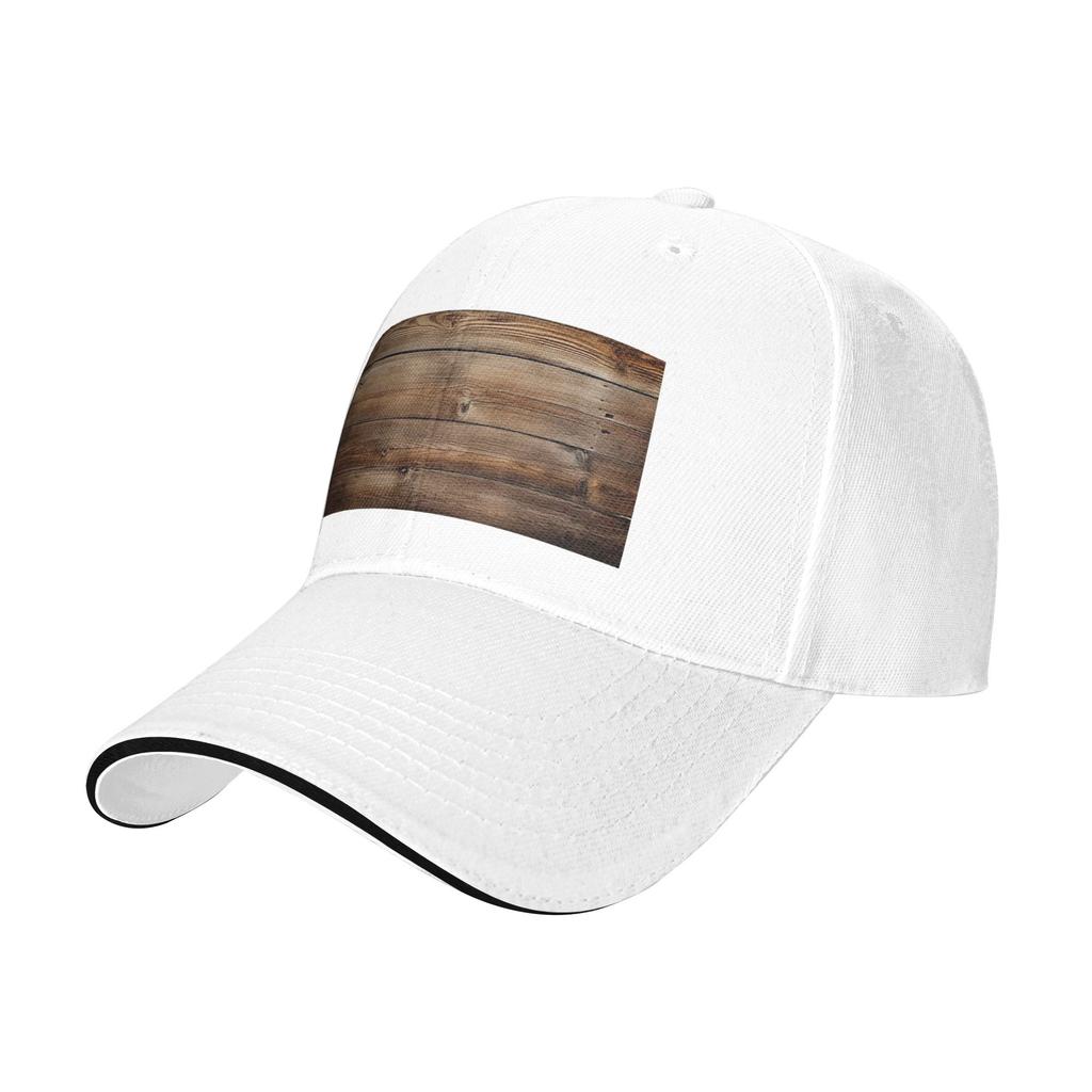 Wood Grain Retro Cap Casual Baseball Caps Adjustable Hat Hip Hop Summer Unisex Baseball Hats Customizable