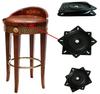 Modern Style Black Swivel Chair 360 Degree Rotation Ball Bearing Plate Square Steel Furniture Hinge Mechanism for Dining Living